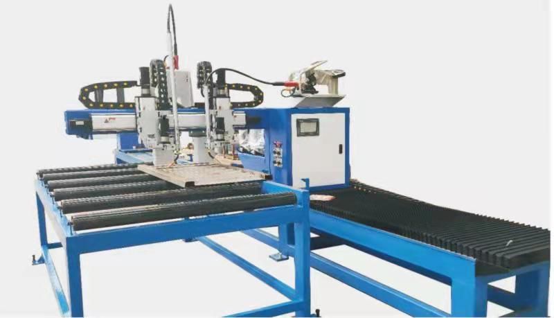 懸臂式雙槍瓦楞板自動(dòng)焊接機